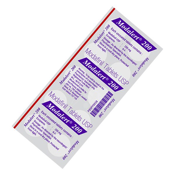 Modafinil – Modalert Sunpharma 200mg 10 tabl - obrazek 2
