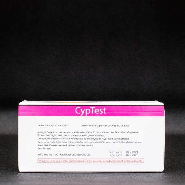 CypTest Endogenic – Testosteron Cypionat 5x2ml (10ml) 250mg/ml - obrazek 2