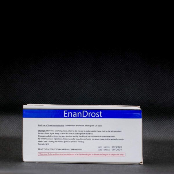 EnanDrost Endogenic – Drostanolone Enanthate  – Masteron długi 5x2ml (10ml) 200mg/ml - obrazek 2