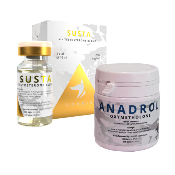 Anapolon (Oxymetholon) 1op. + Sustanon (Anubis Pharma) 1op.