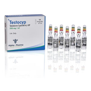 Alpha Pharma Testosterone Cypionate 250mg/ml 10amp - Testocyp - 1